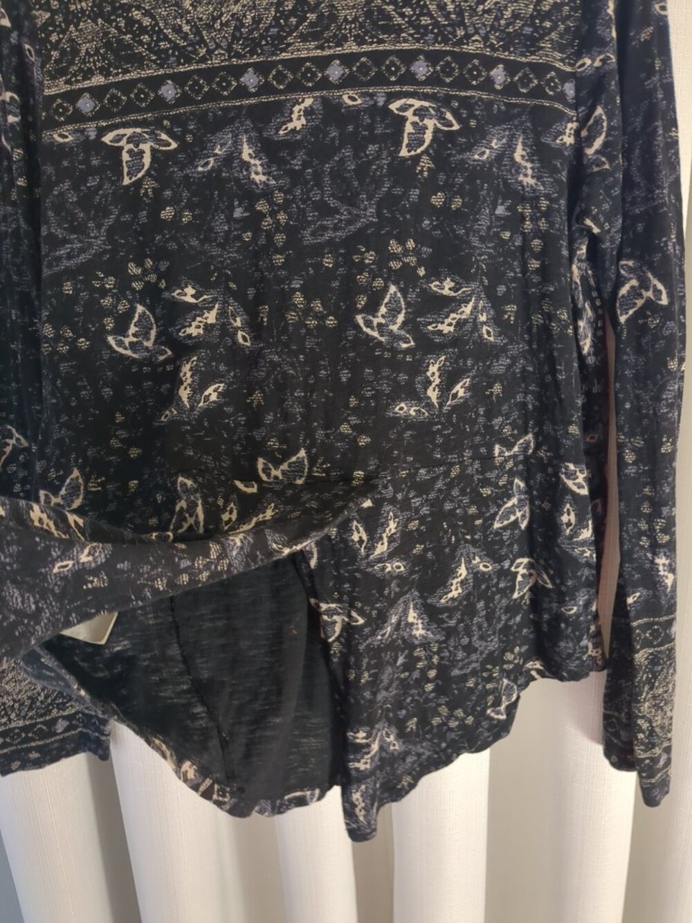 Med Long Sleeve Lucky Brand Tunic / Top - Picture 7 of 11